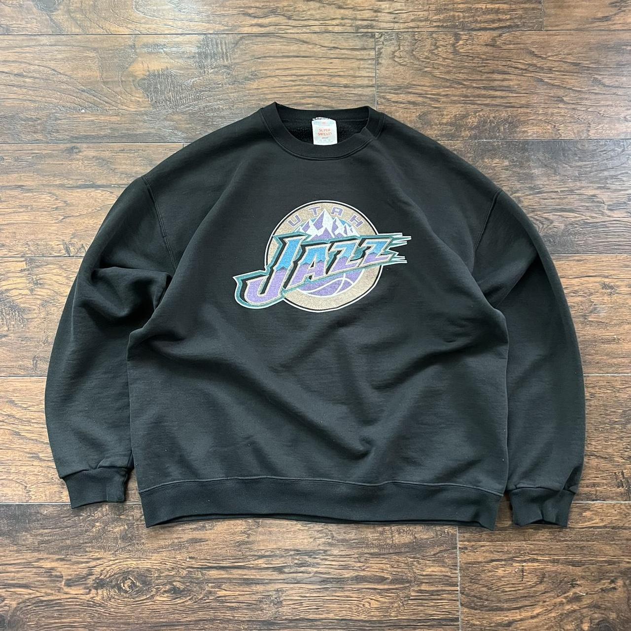 Vintage 90s utah jazz crewneck sweatshirt 90s utah