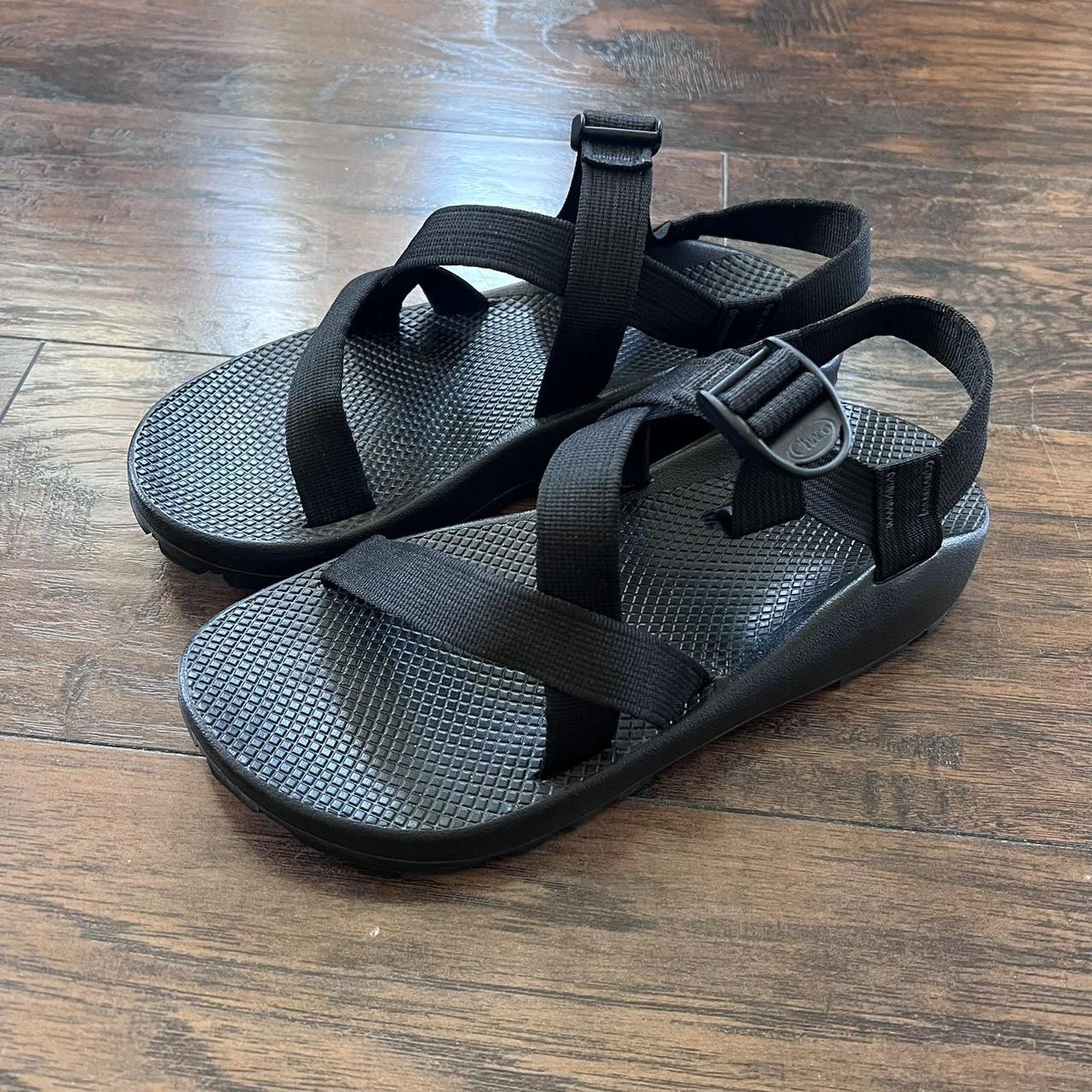 Black Chaco sandals Chaco outdoor hiking sandals Depop