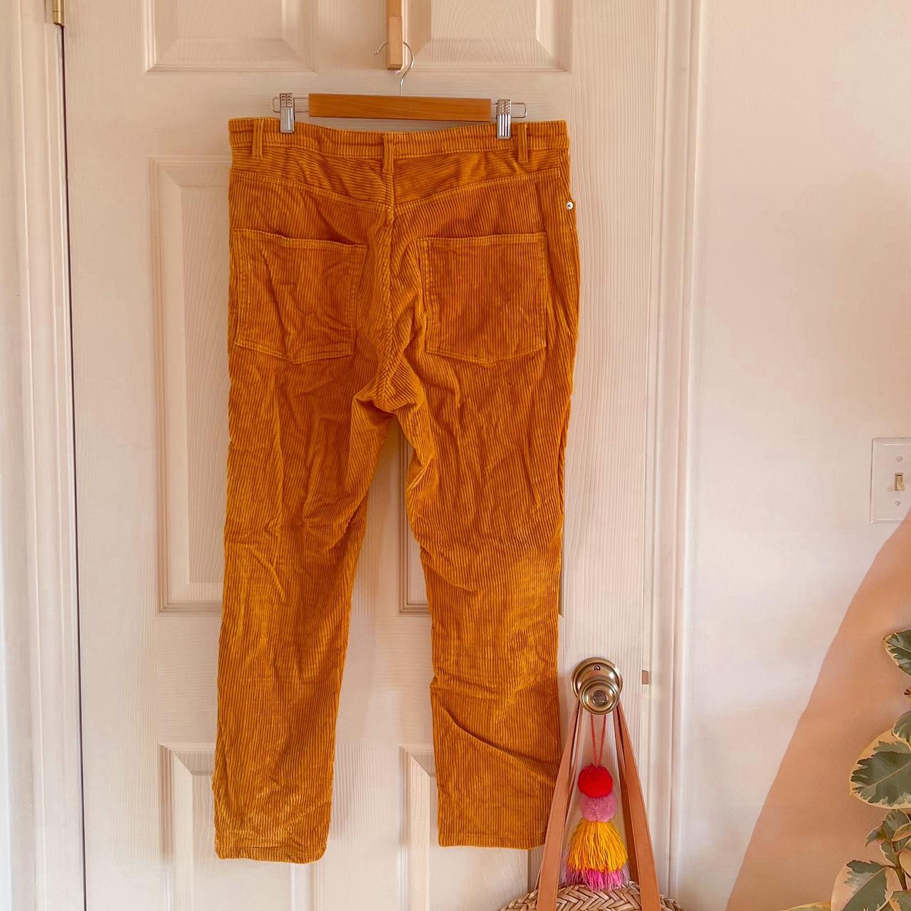 Monki Women's Orange and Yellow Trousers (6)