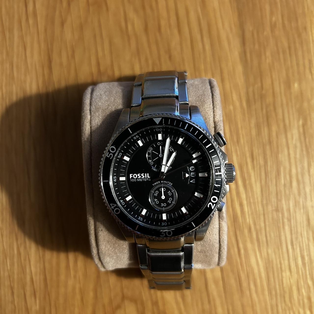 Fossil watch Small crack face can easily be repaired Depop