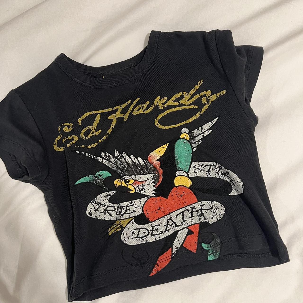 Ed Hardy Women's multi T-shirt | Depop