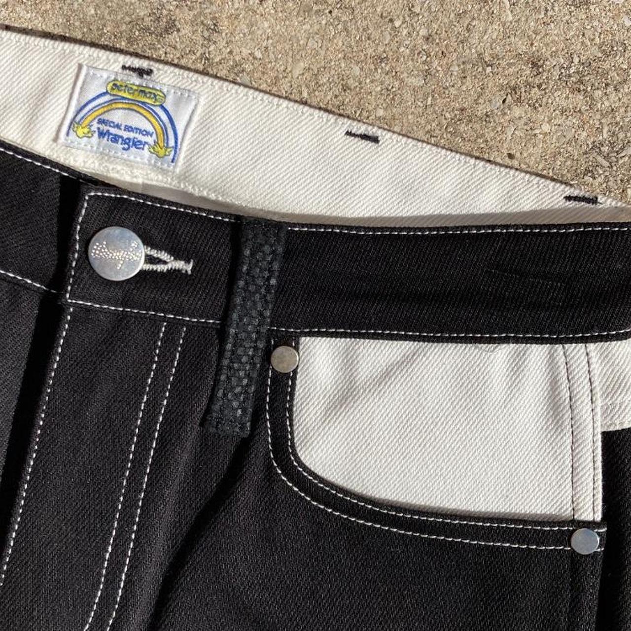 Black And White Jeans Women 2026.Wrangler Women's Black and White Jeans | Depop