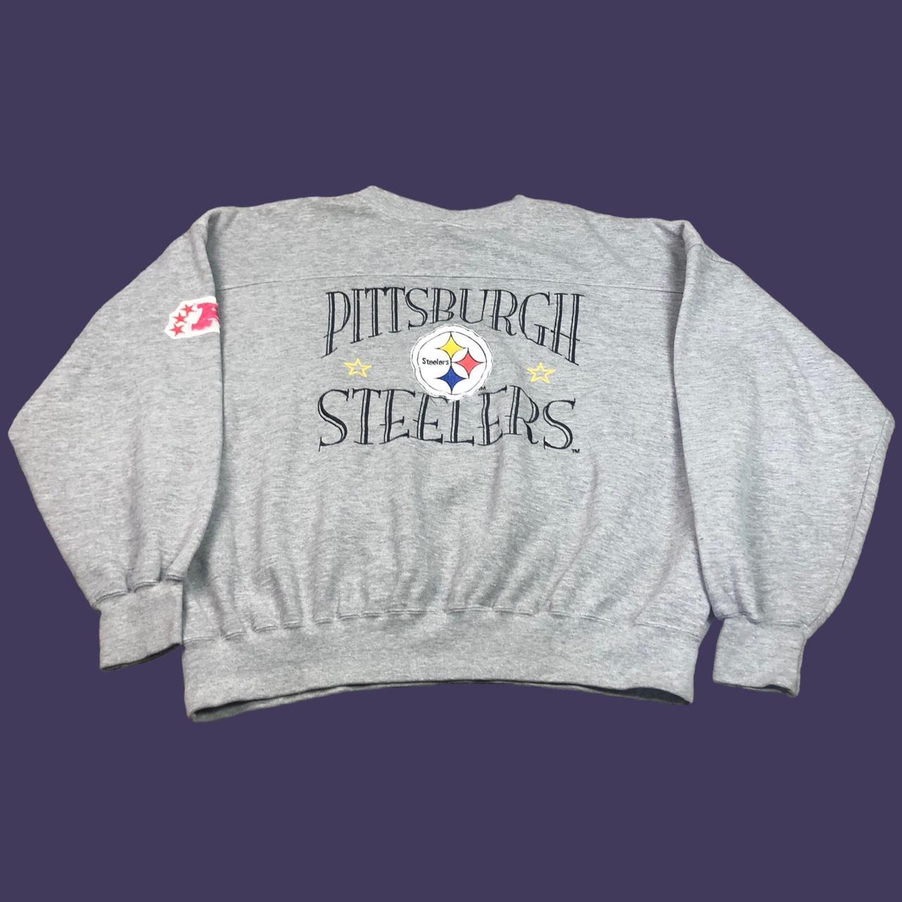 Vintage Lee Sport Pittsburgh Steelers Sweatshirt - Depop