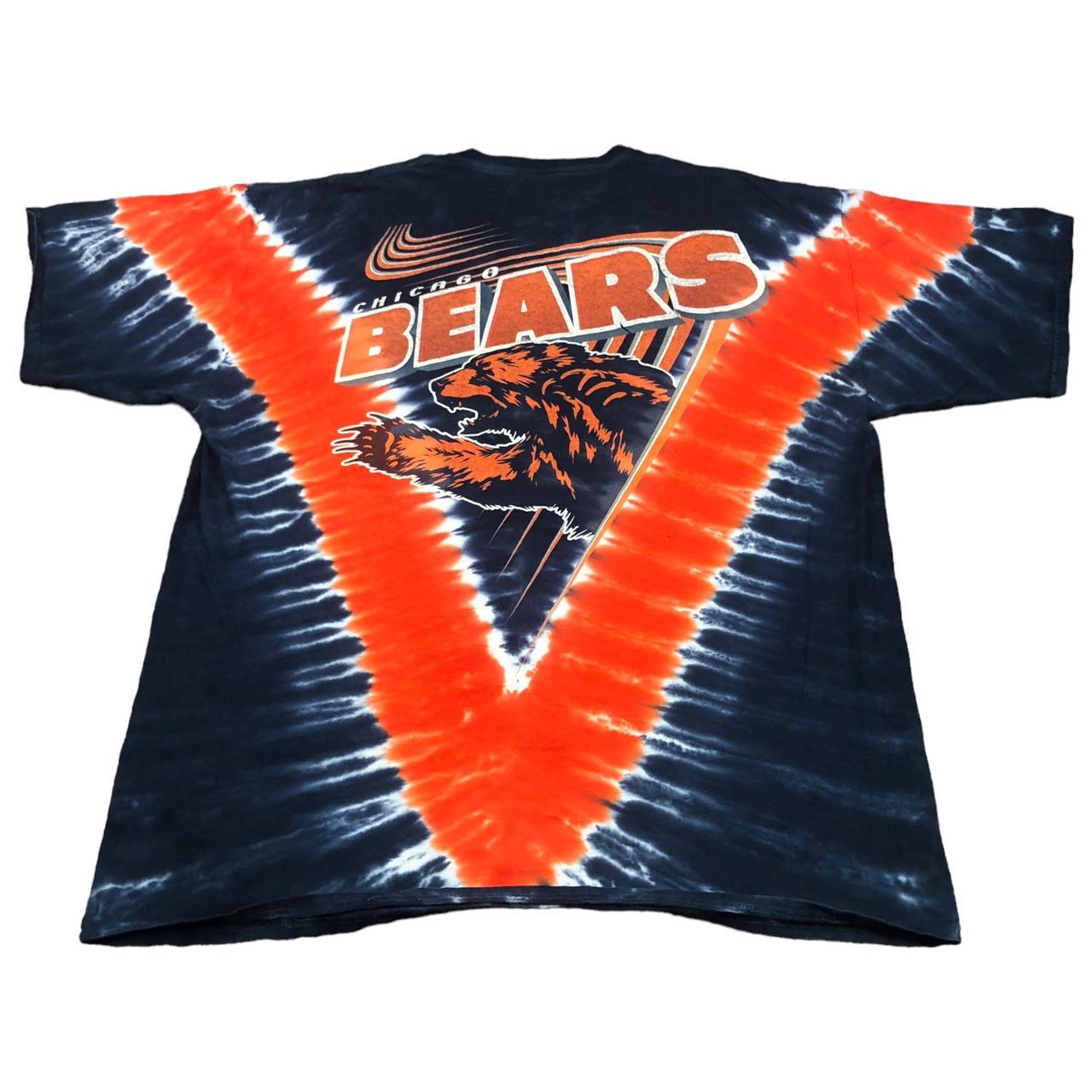 Chicago Bears '47 Women's Cambridge Vintage Tubular Tie-Dye Crop Top - Navy