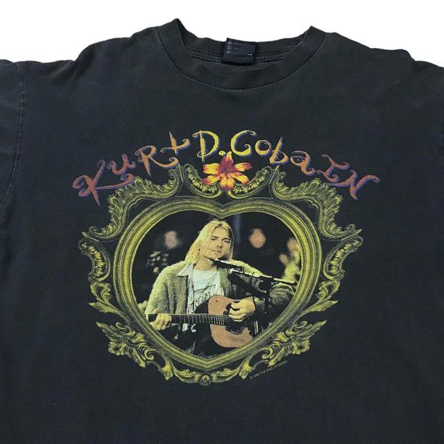 Vintage 1995 End of Music Kurt Cobain Memorial Shirt... - Depop