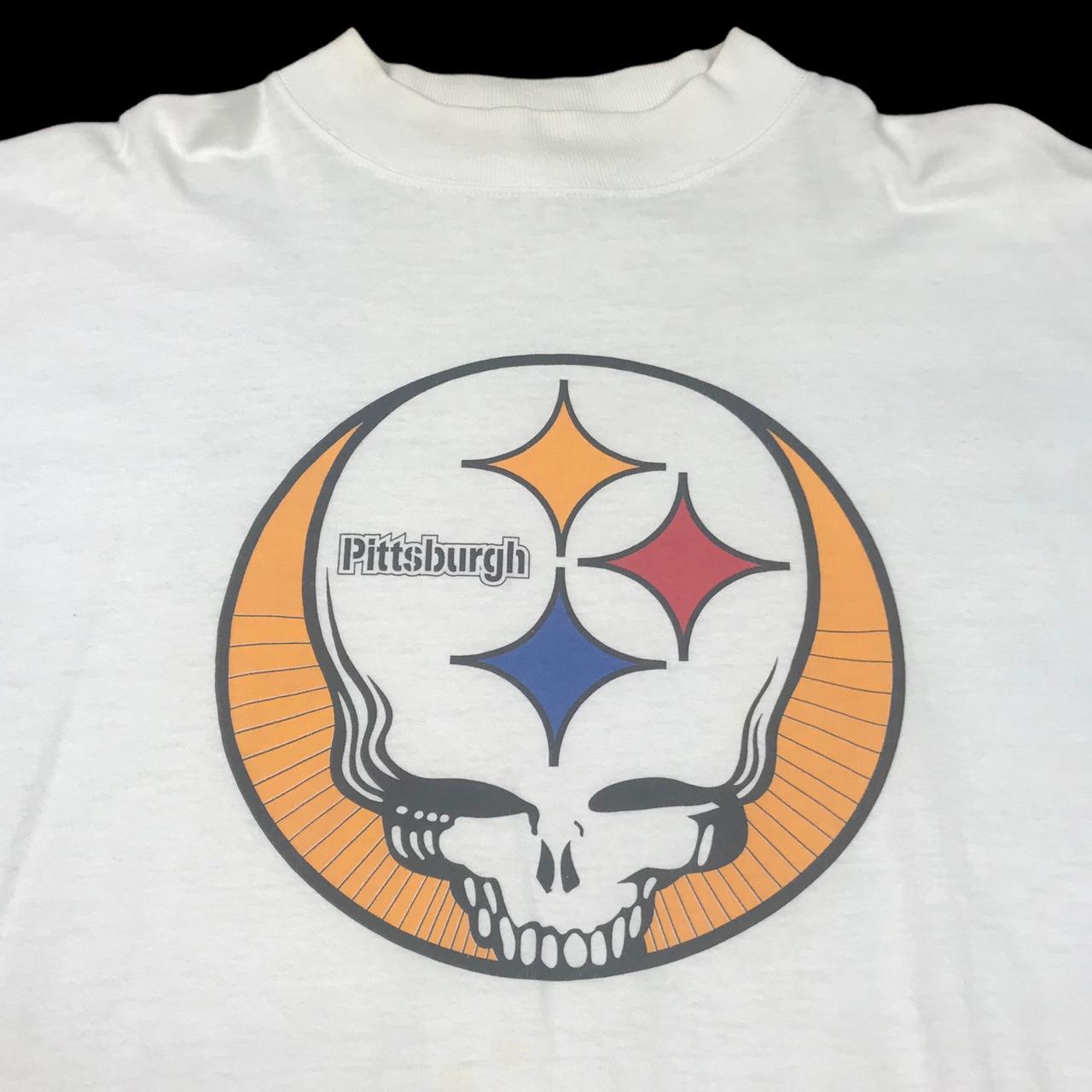 Grateful Dead Steelers tee. Blank back #steelers - Depop