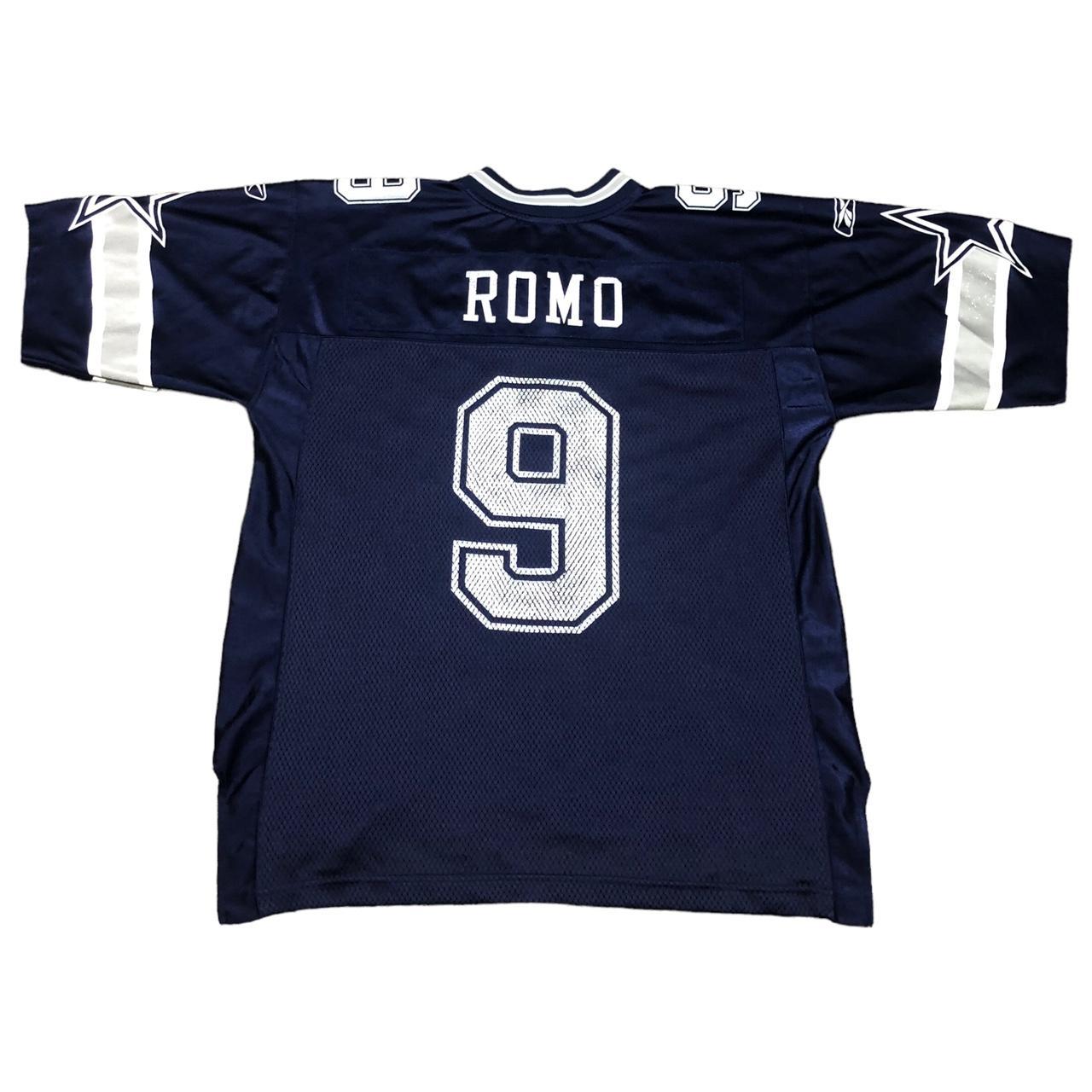 NFL Dallas Cowboys TONY ROMO #9 Reebok Throwback FOOTBALL Jersey