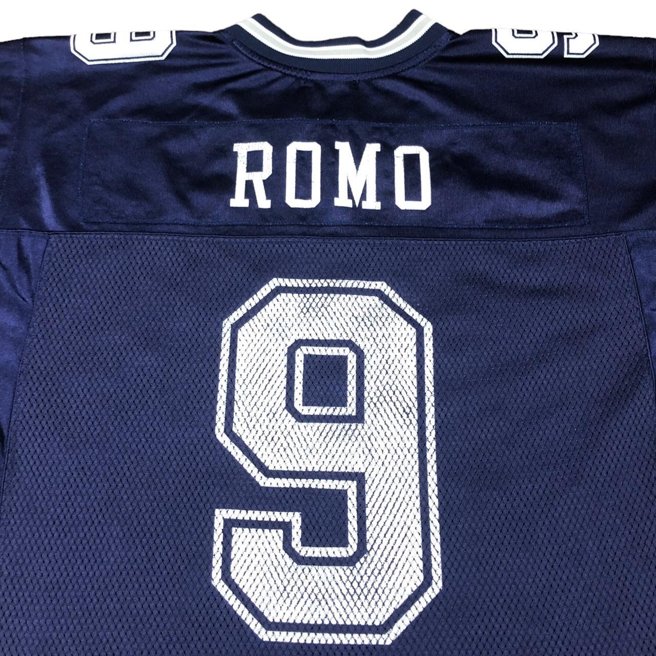 NFL Dallas Cowboys TONY ROMO #9 Reebok Throwback FOOTBALL Jersey