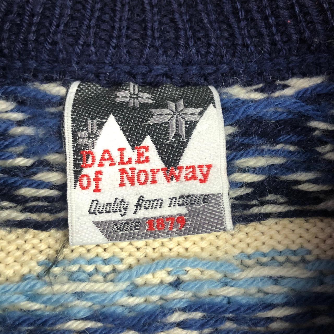 Vintage Dale of Norway Classic Nordic Fair Isle... - Depop