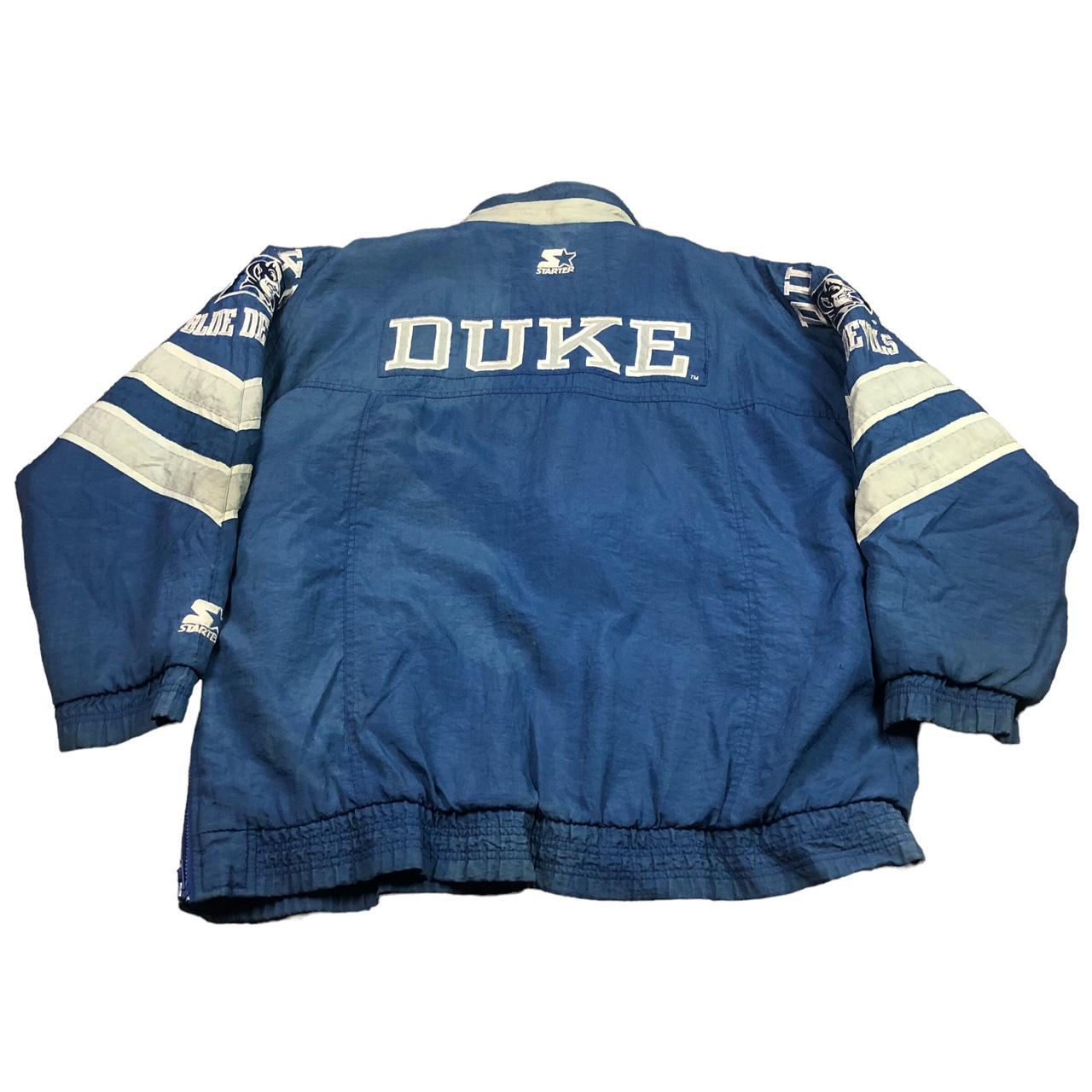 Starter Vintage 90s Duke Blue Devils Thrashed Logo... - Depop