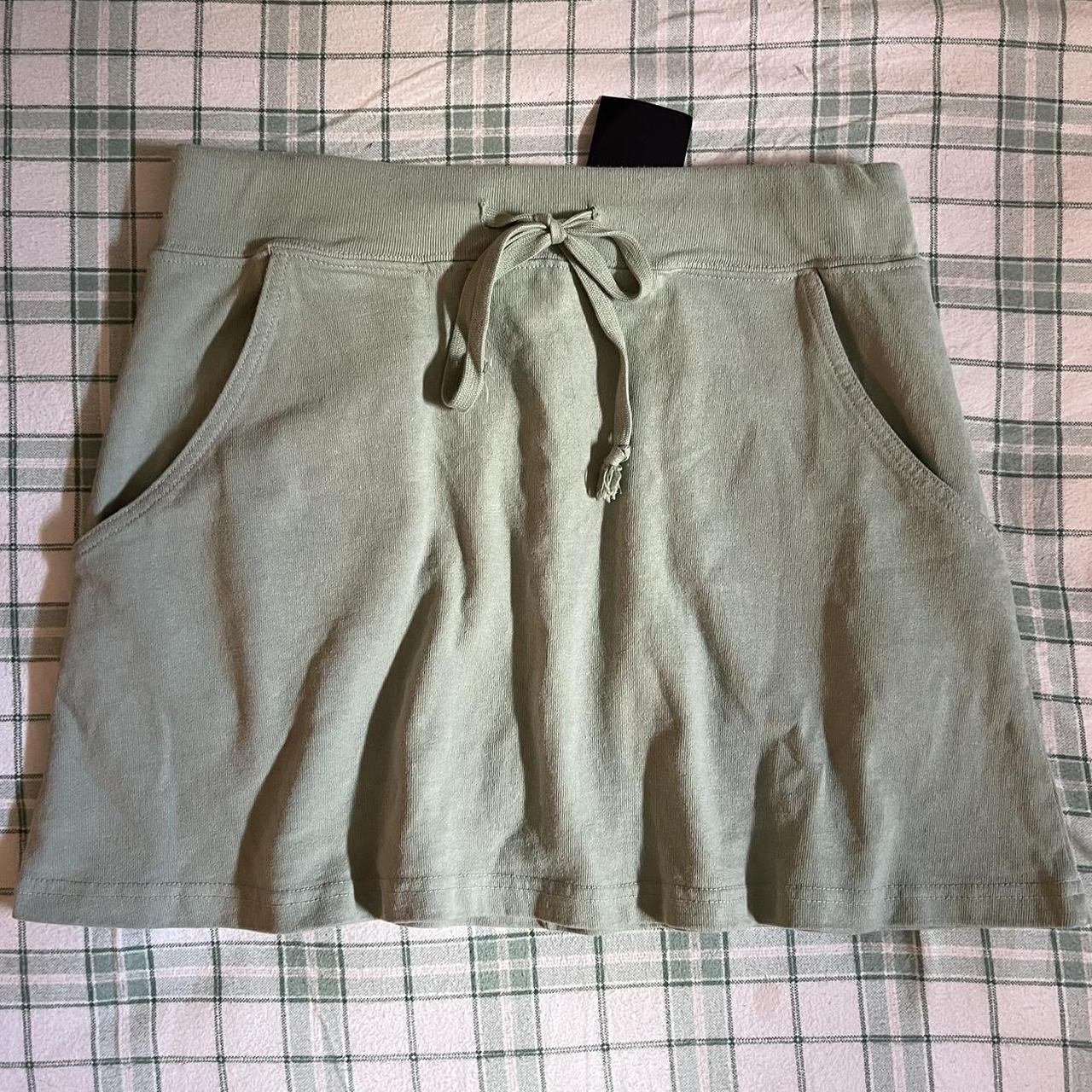 Brandy melville sage green tennis skirt Fits... Depop