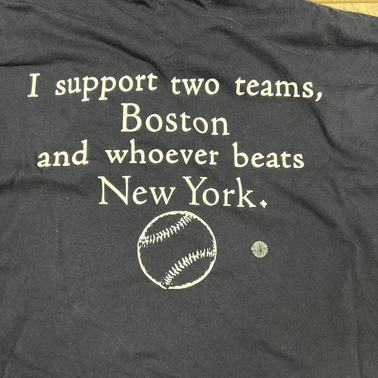 Y2K VINTAGE BOSTON RED SOX BASEBALL HUMOR RIVALRY - Depop