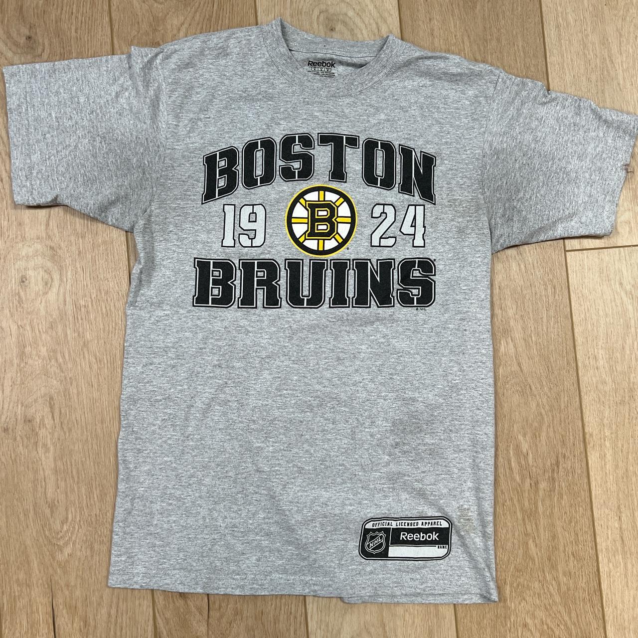 Reebok, Shirts, Boston Bruins Mens Tshirt Reebok Size Medium