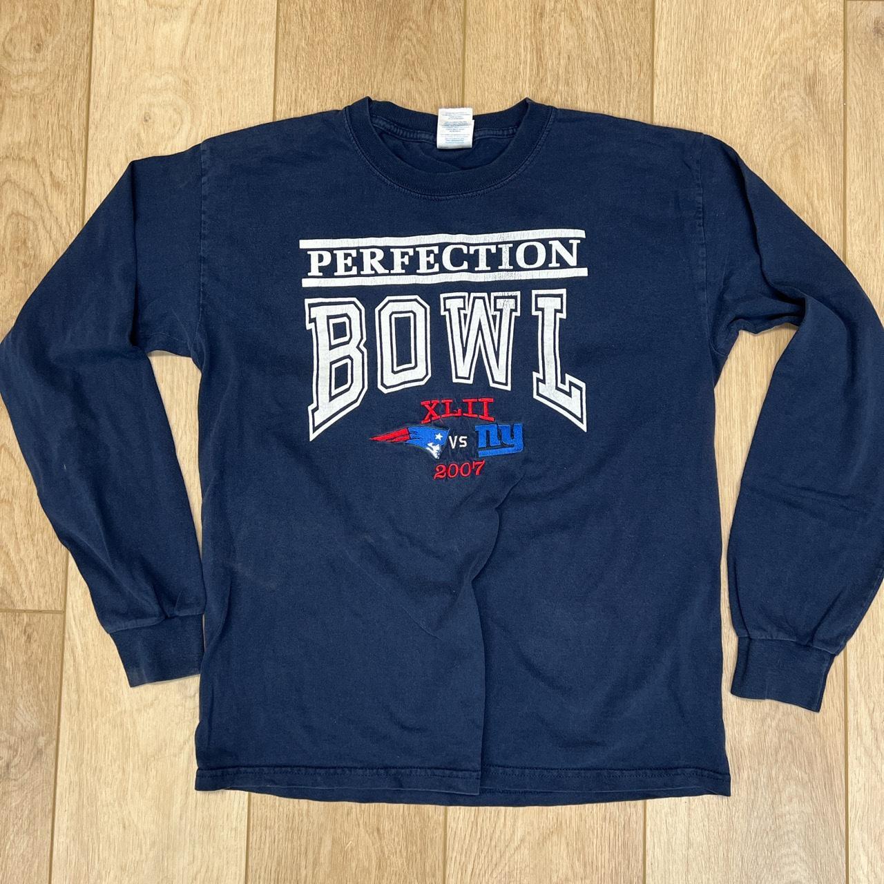 Vintage Y2K 2007 NFL Super Bowl 42 Perfection Bowl - Depop