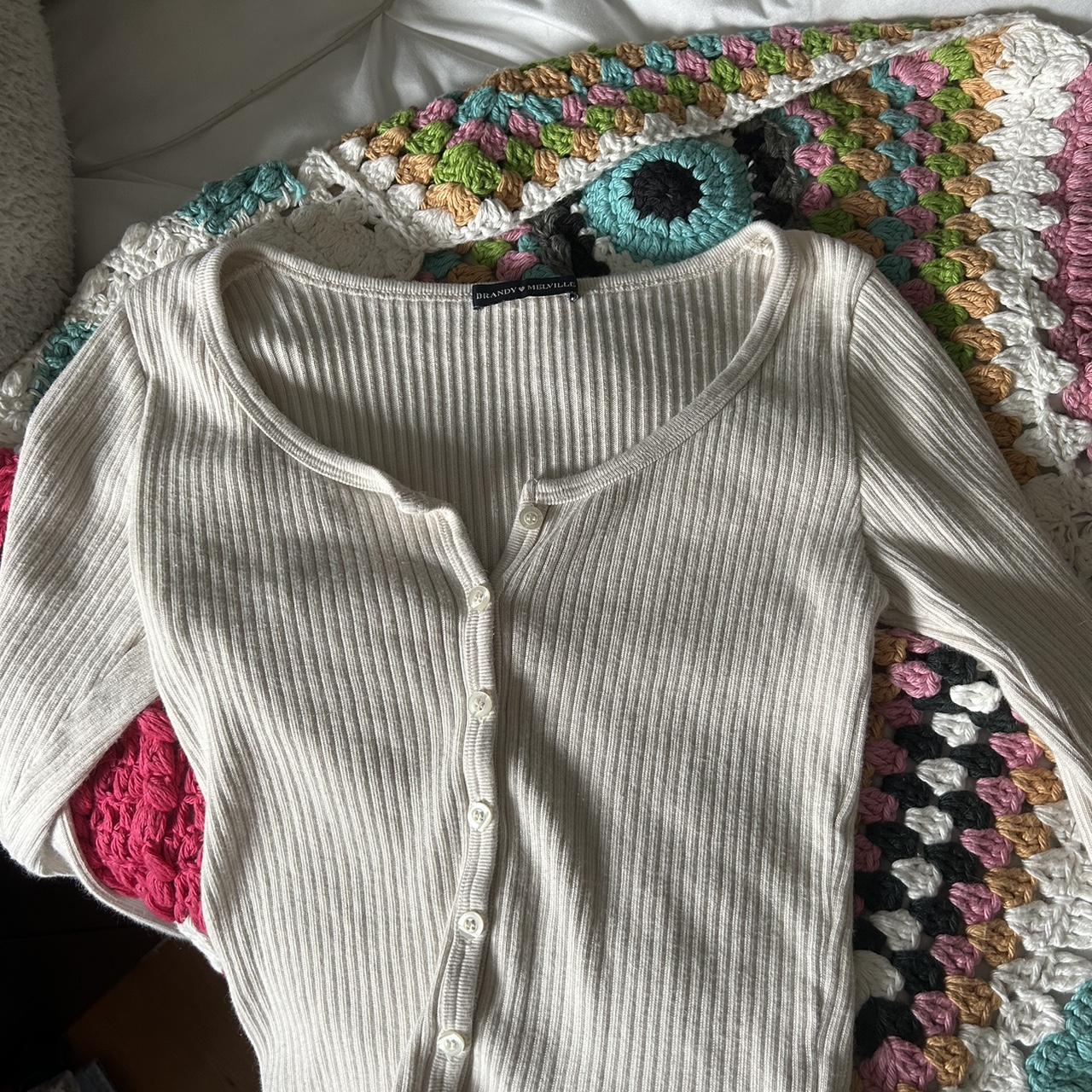 brandy sweater top! (for reference the length of the... Depop