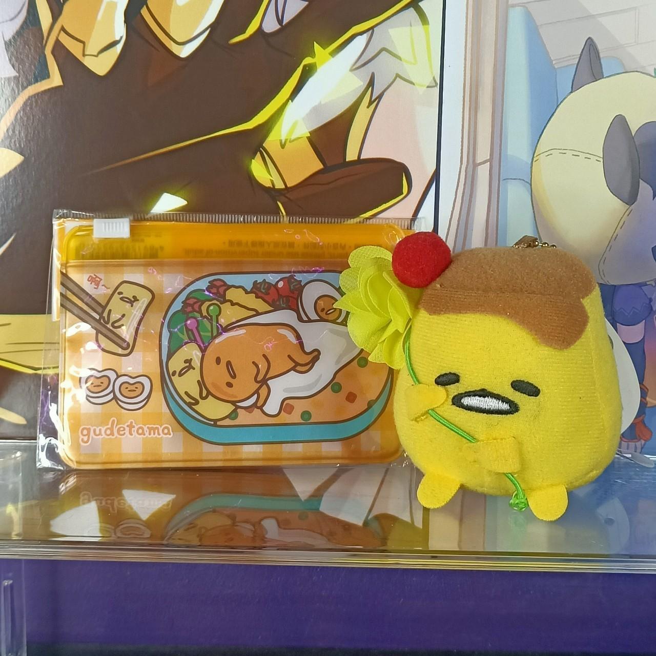 Gudetama bundle plush + card holder Never used sat... - Depop
