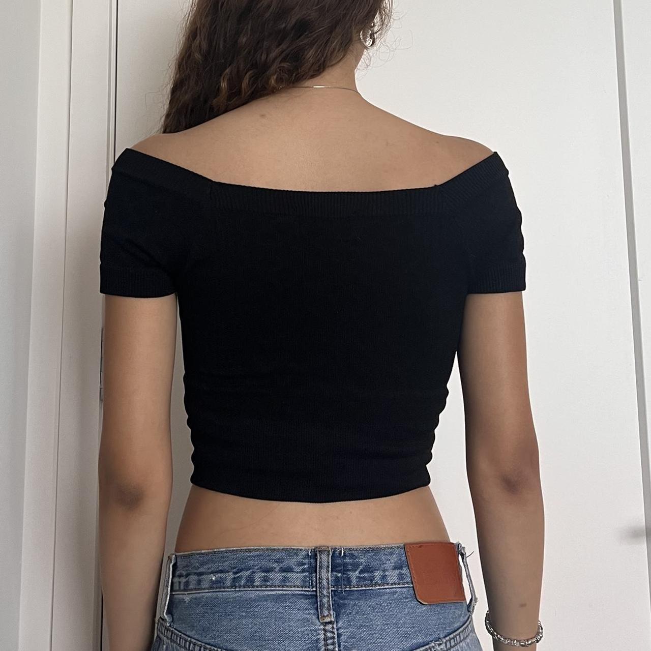 F&F Women's Black Crop-top | Depop