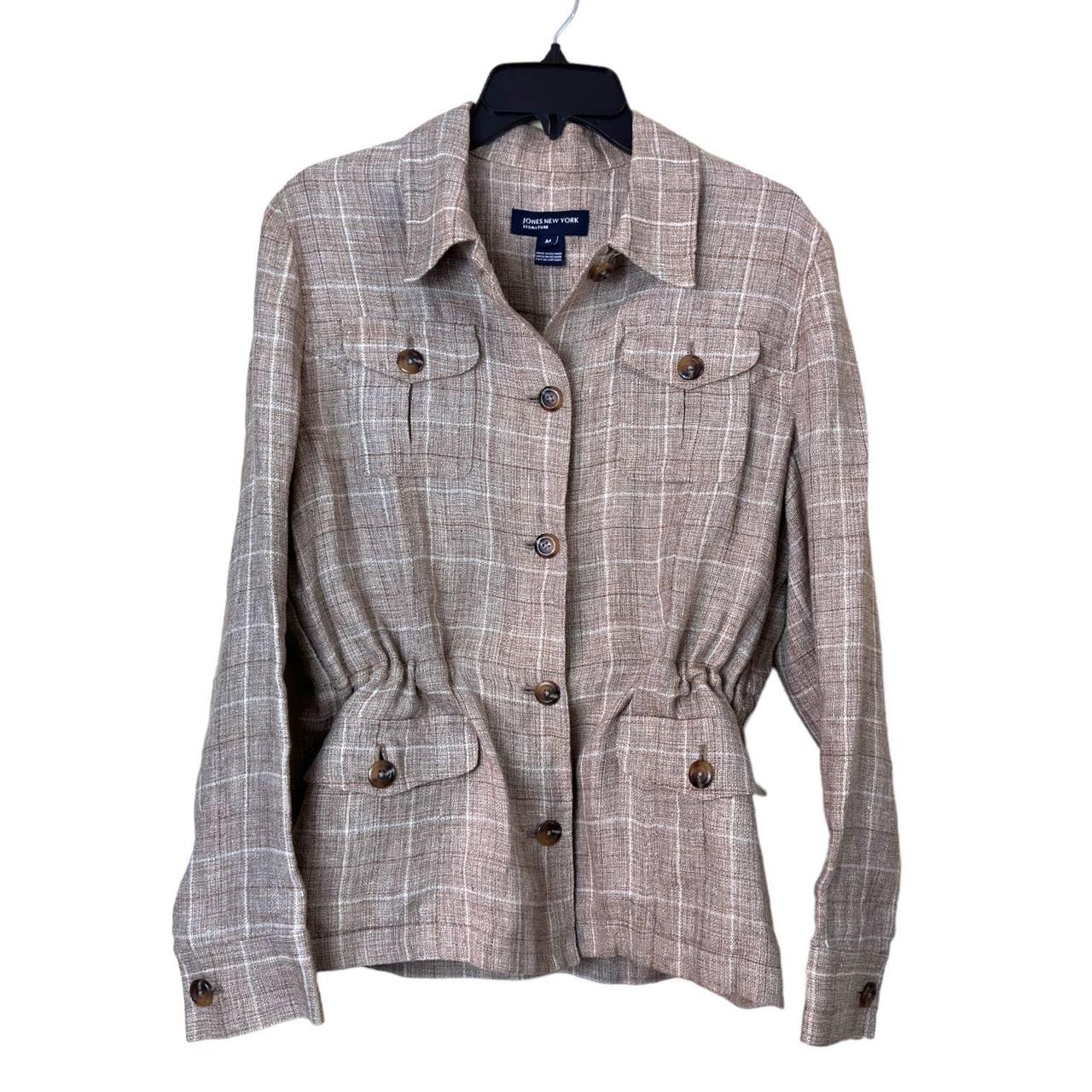 Jones new york linen jacket sale