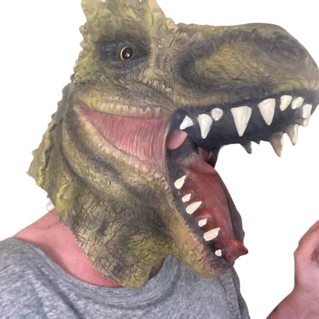 Tyrannosaurus Rex Full Head Latex Dinosaur... - Depop