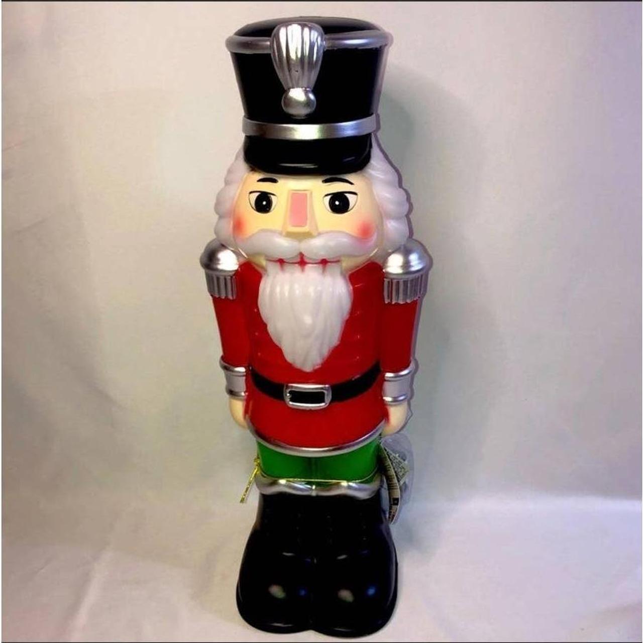 Brand new toy soldier nutcracker light up blow mold.... - Depop