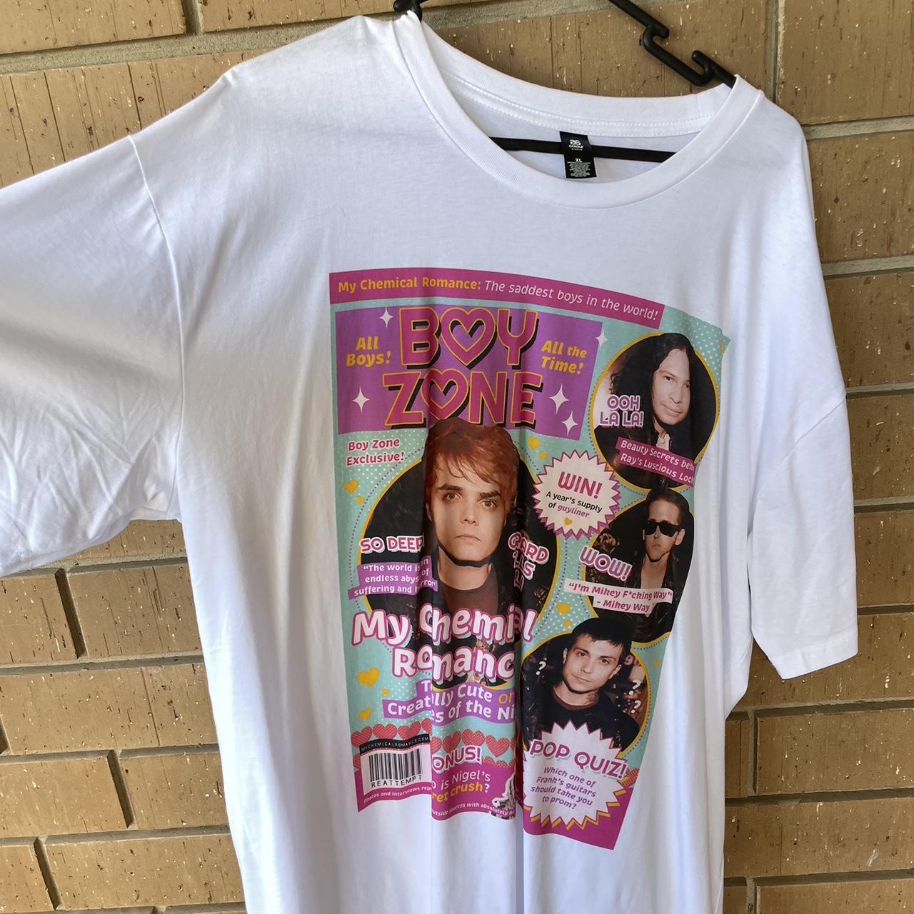 My chemical romance BOYZONE band shirt from their... - Depop