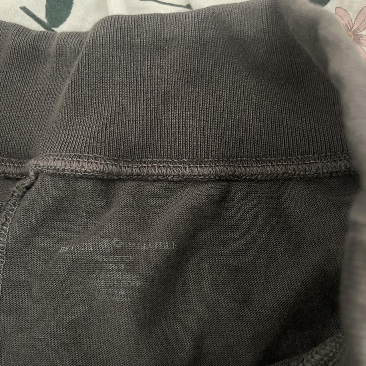 Brandy Melville Grey Flare Leggings... - Depop