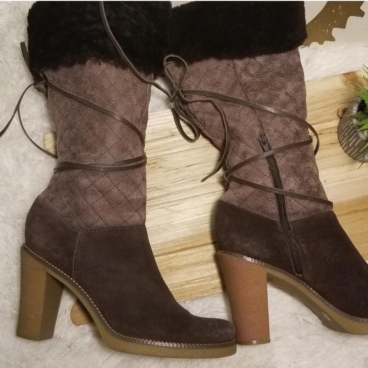 BCBGeneration Women's Platform Boots - Brown - US… - image 1