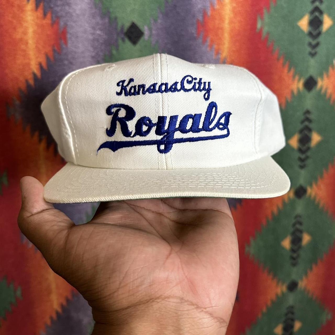 KANSAS CITY ROYALS Snapback Script Hat Cap Vintage 90s 