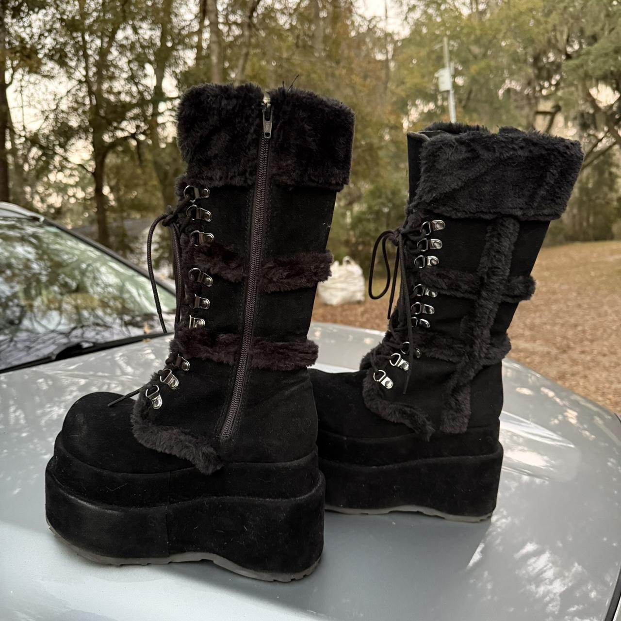 Demonia Women's Platform Boots - Black - US 6 – W… - image 2