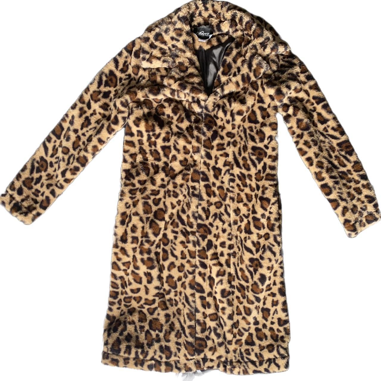 Collectif leopard coat best sale