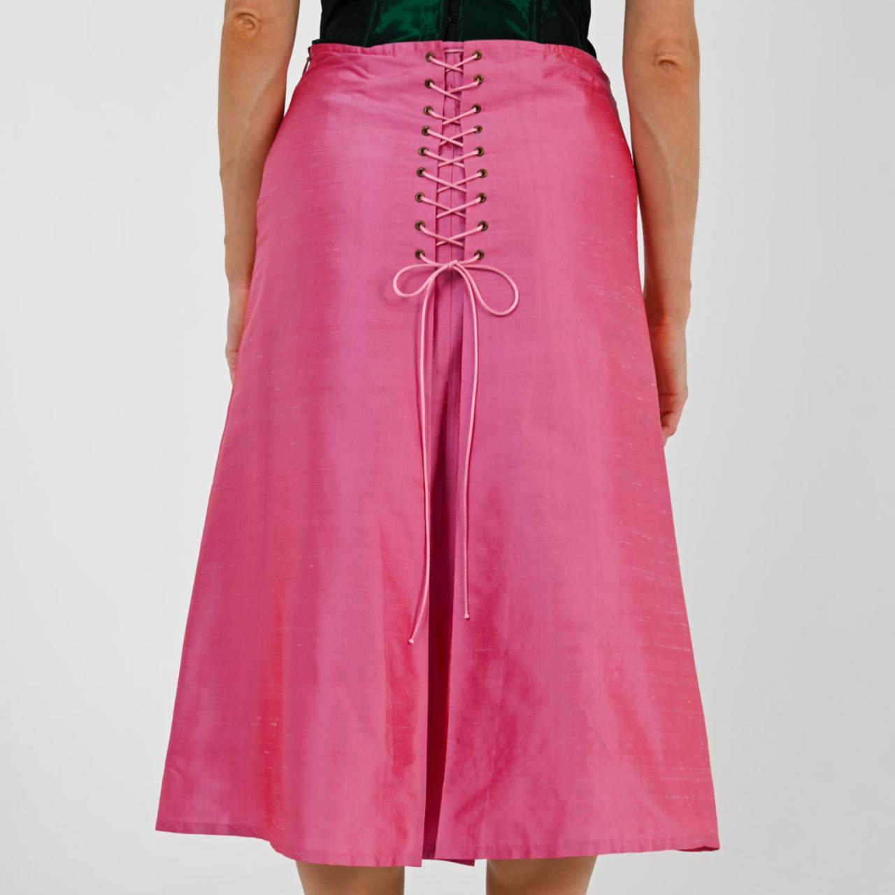 Tara Jarmon Peony Silk Laced Skirt Made in... - Depop