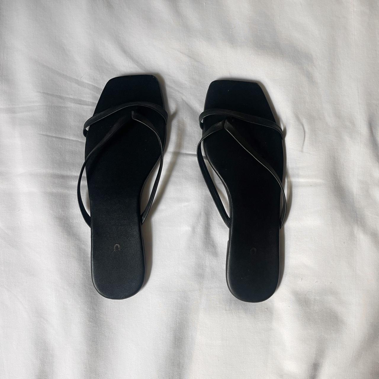 Aldo flat sandals Size 8 Worn - good condition - Depop