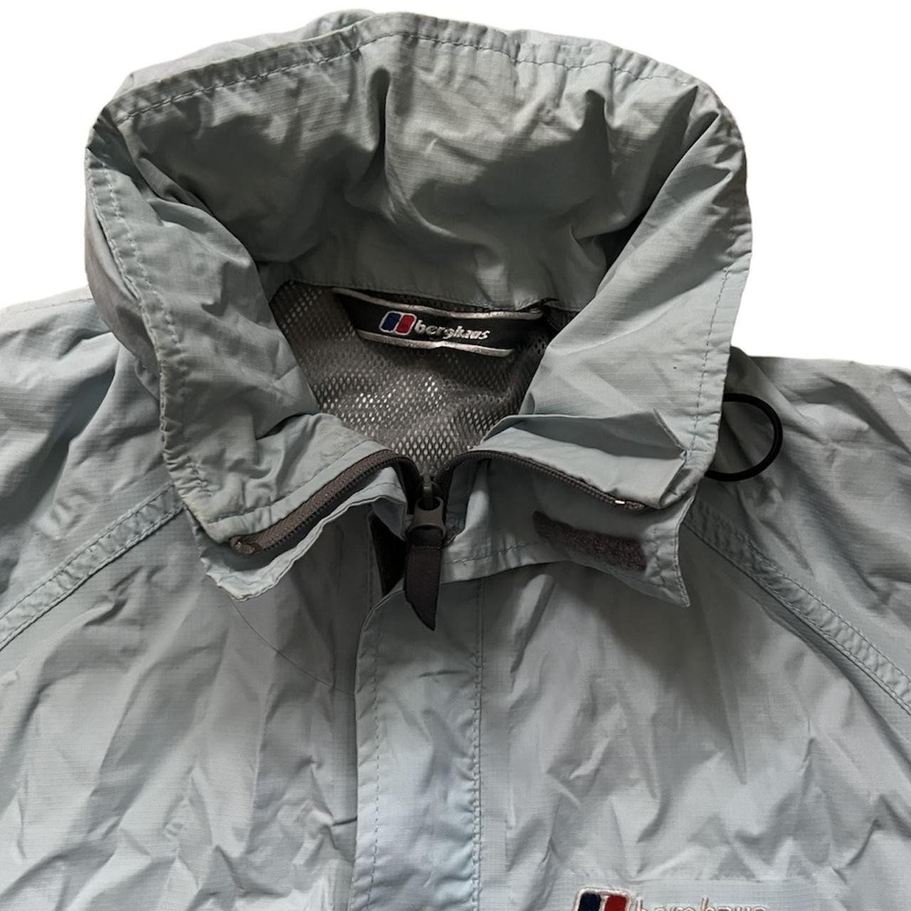berghaus raincoat light blue / size uk 12 on label /... Depop