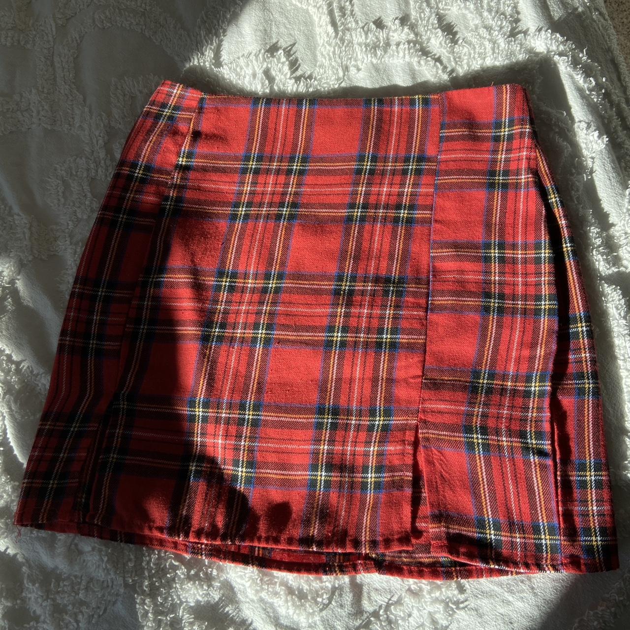 Black plaid skirt outlet vintage