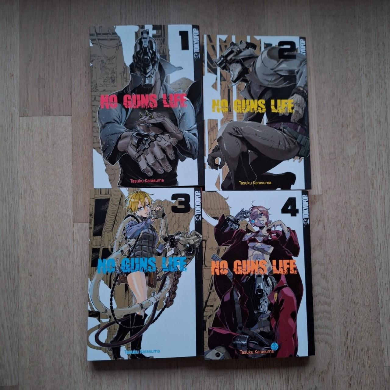 No guns life manga book volumes 1-4. Pretty cool... - Depop