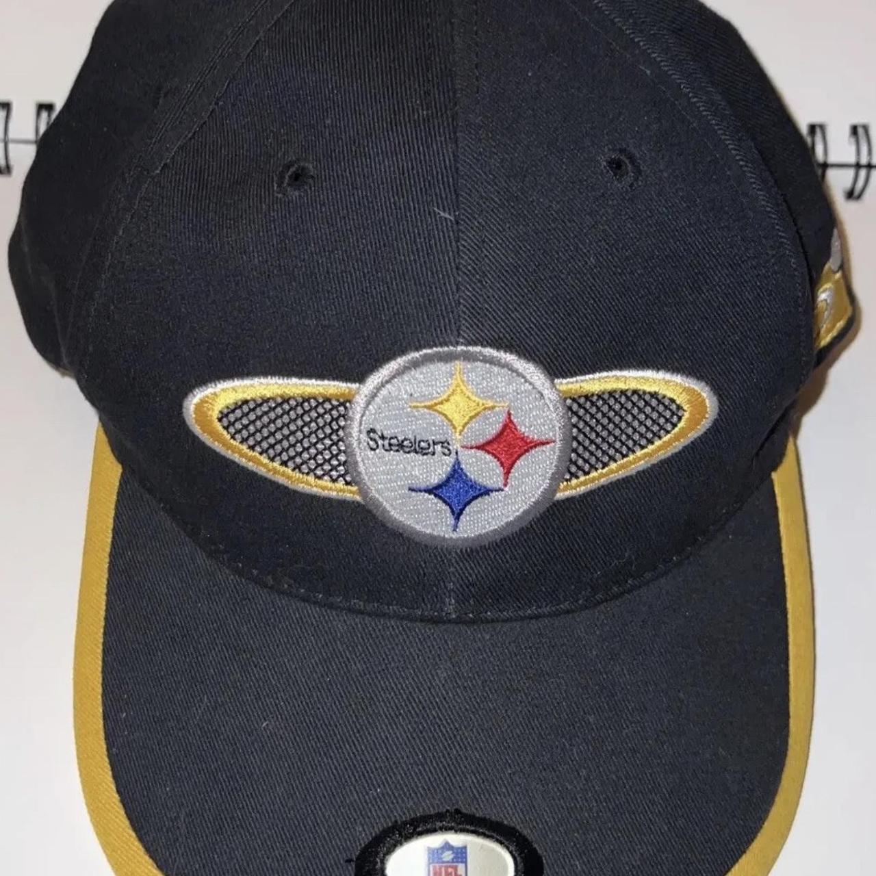 Reebok NFL Pittsburgh Steelers Adjustable Hat Cap Football Team Authentic