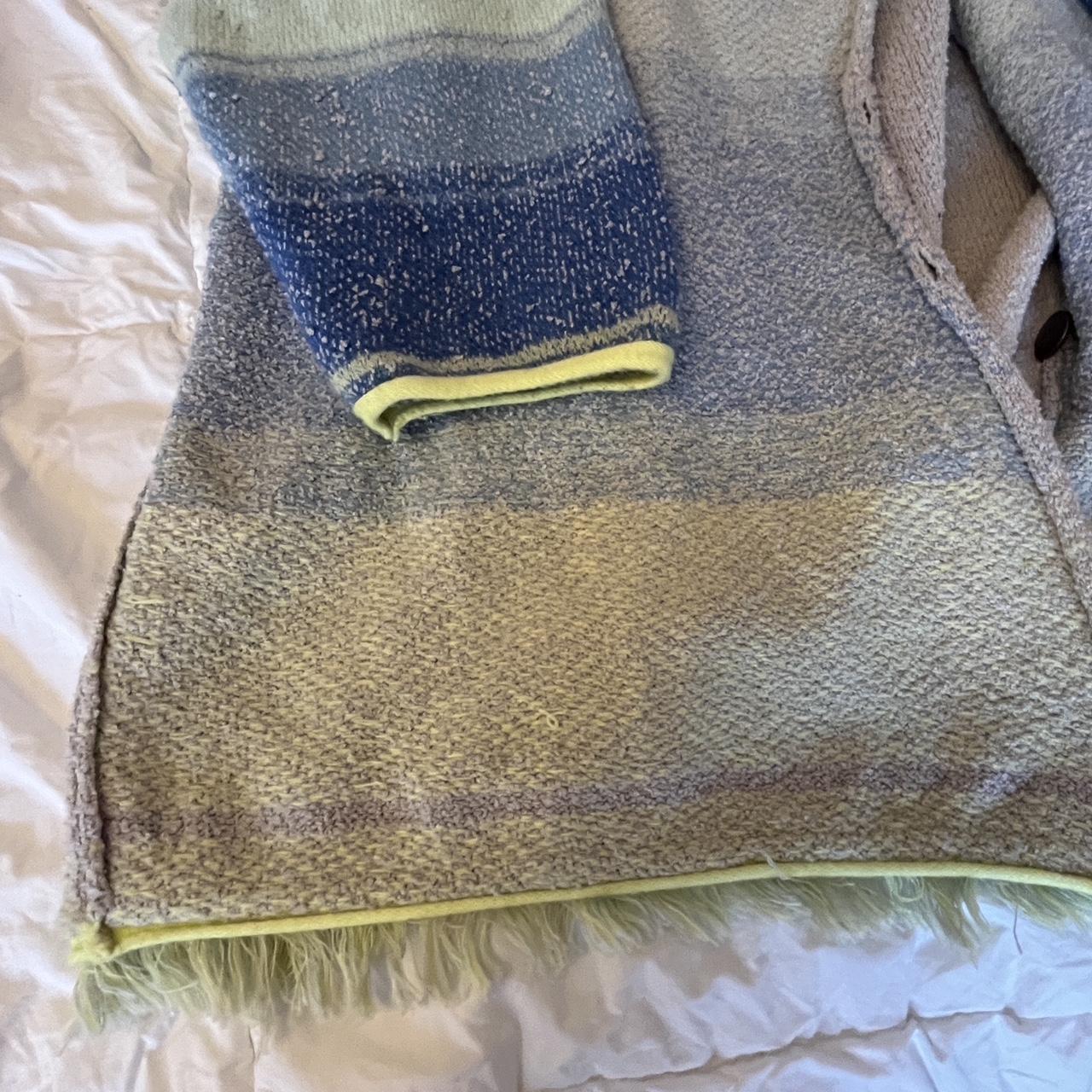 Free People Women's Green and Blue Jumper (3)