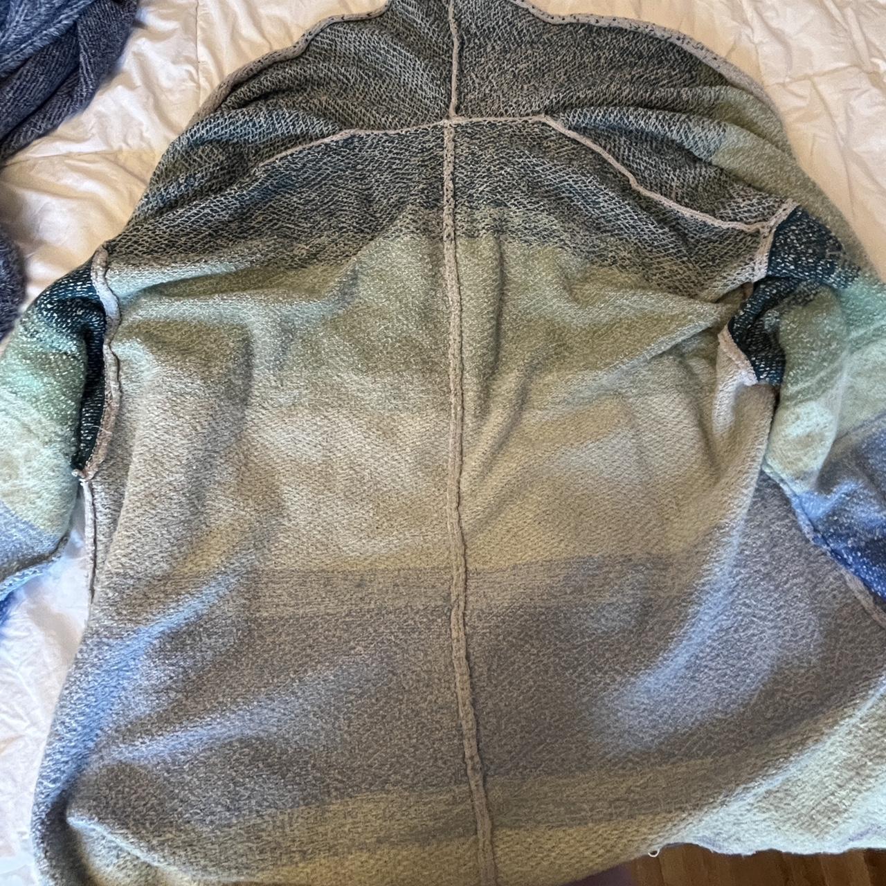 Free People Women's Green and Blue Jumper (5)