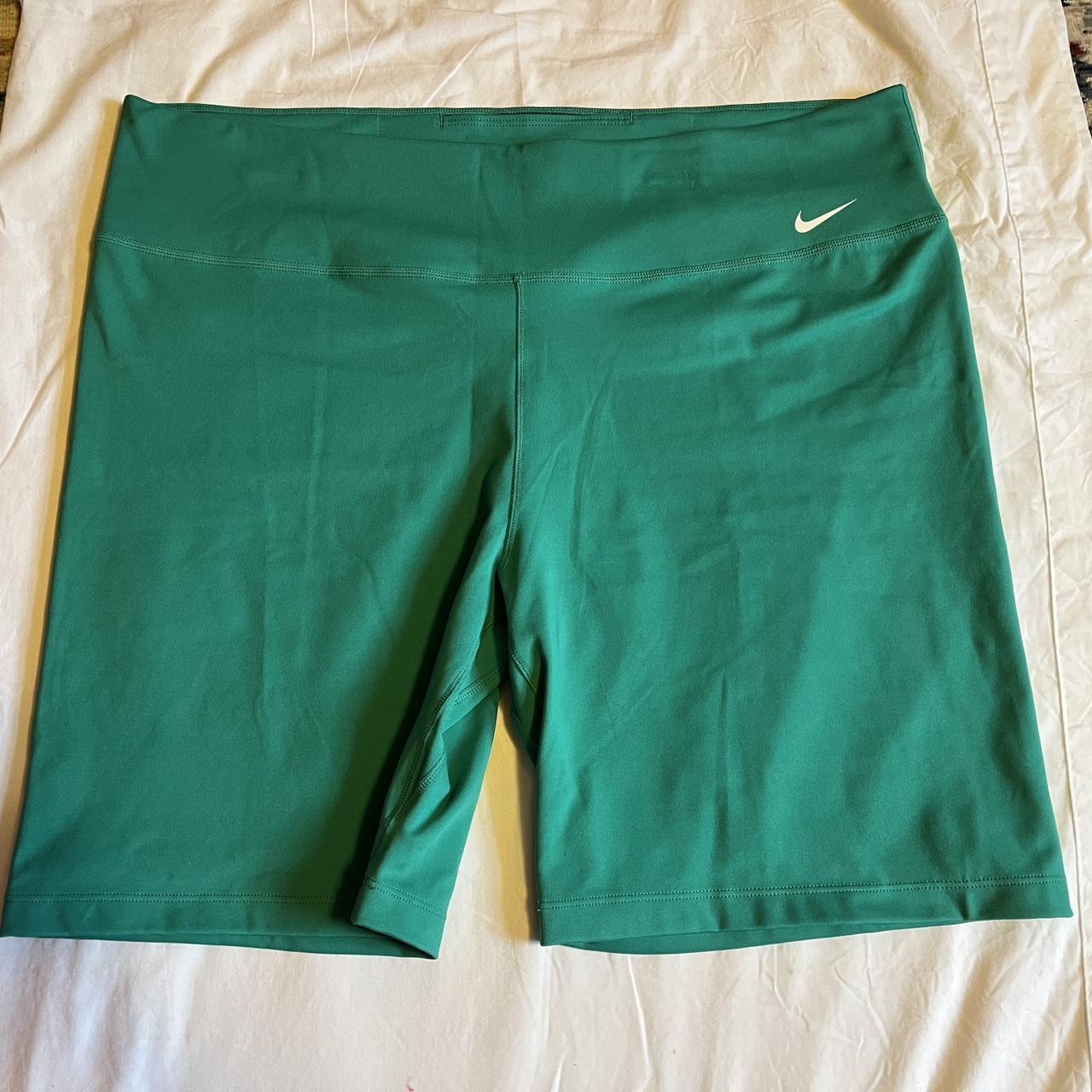 Kelly green nike bike shorts Never worn Depop