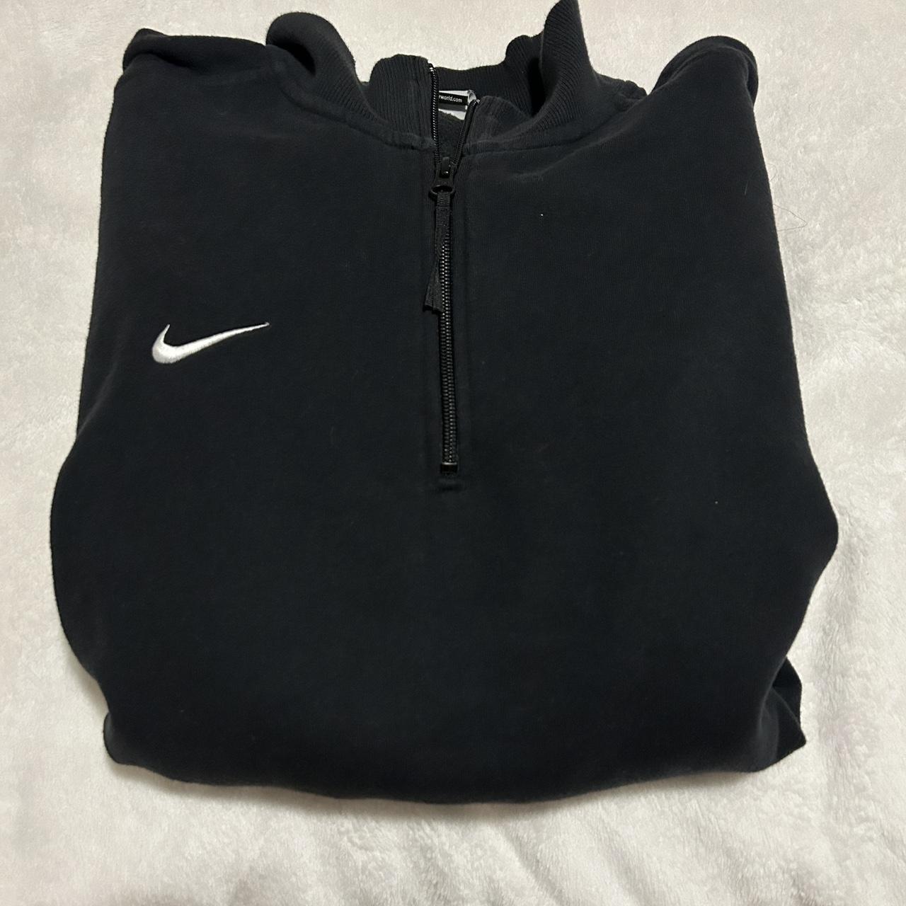 womens black nike quarter zip