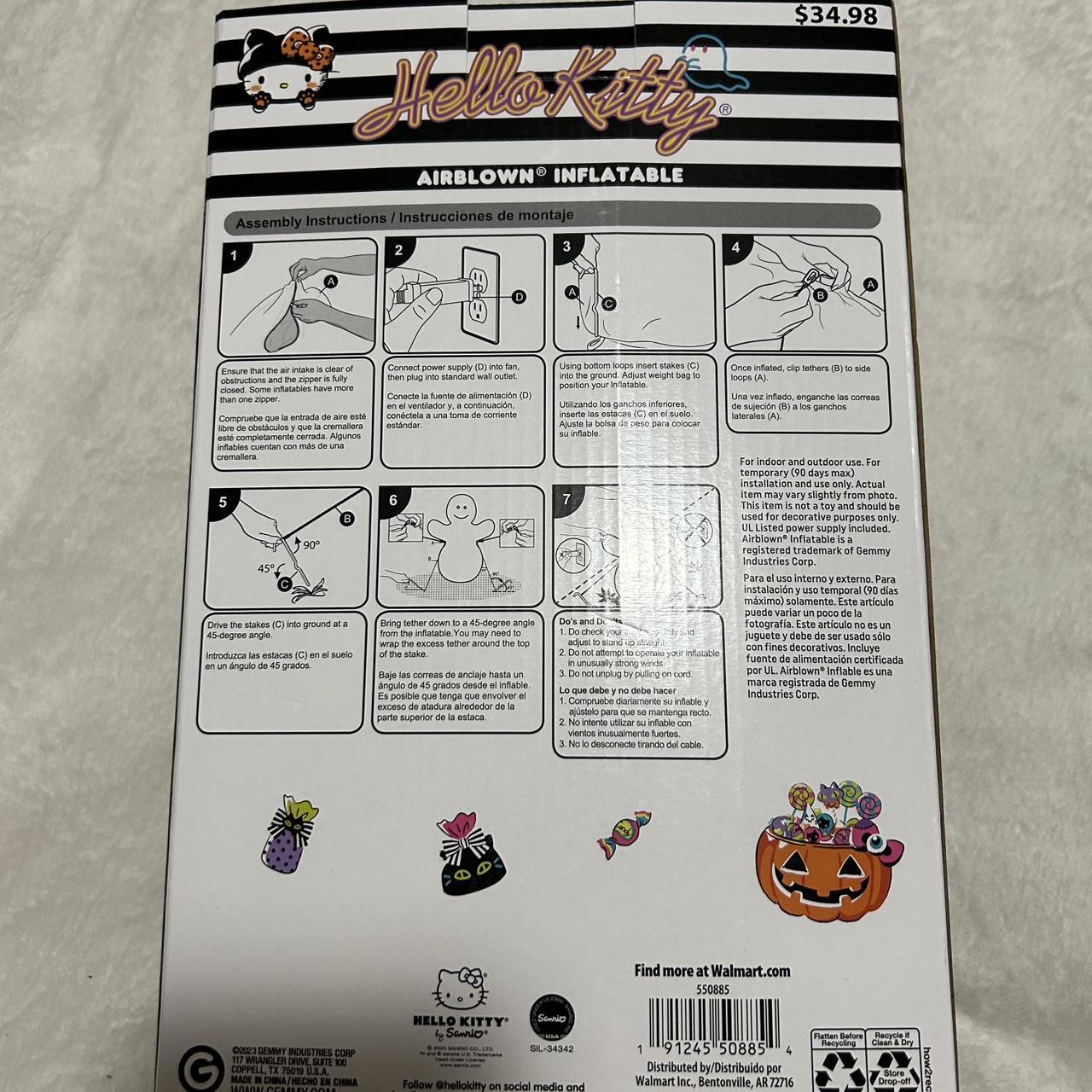 Hello kitty halloween inflatable never opened brand depop