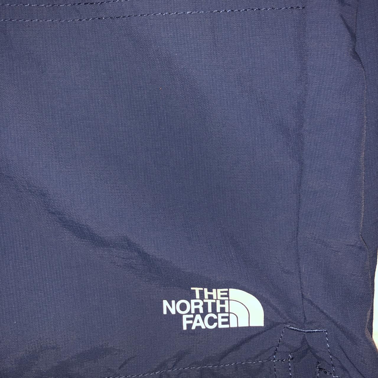 The North Face Men's Blue and Navy Shorts | Depop