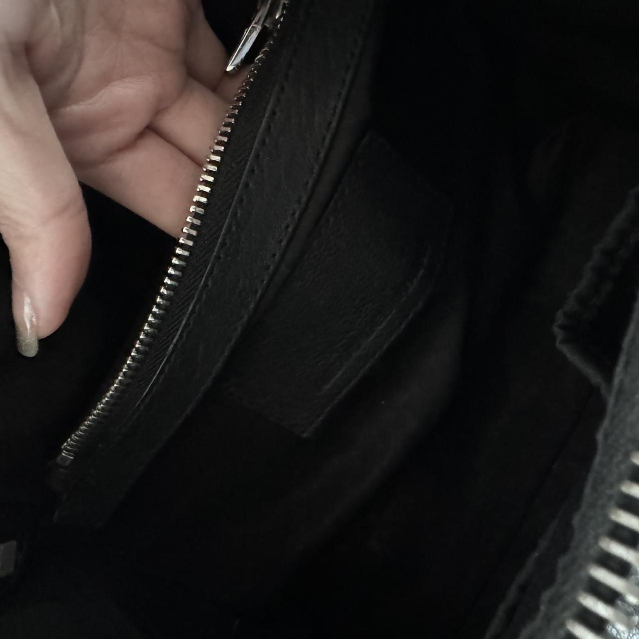 ★BLACKPURPLE☆Baby Rocco Bag ALEXANDER WANG Pebbled Lambskin Woven Rocco Black Silver