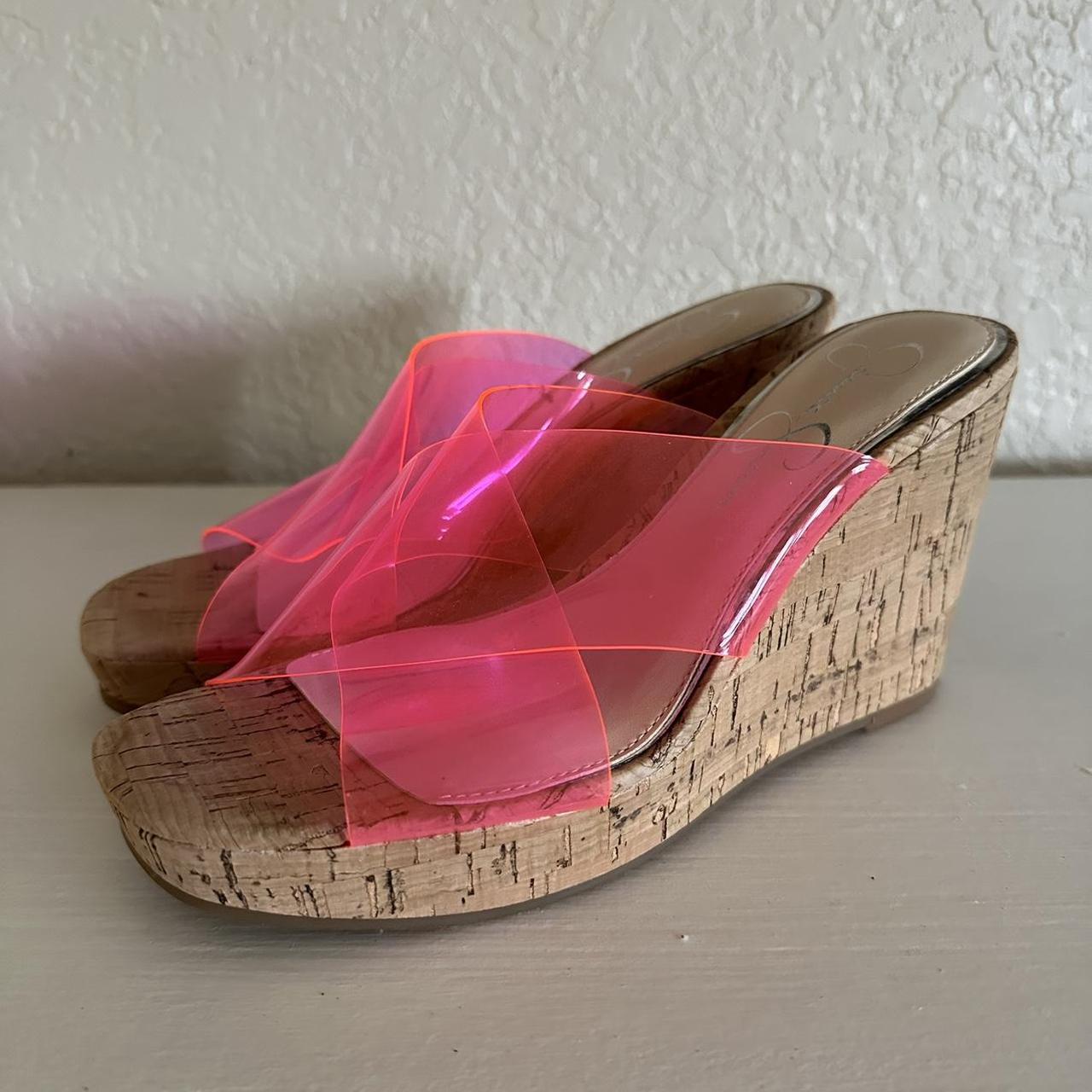 Wedge Sandal Jessica Simpson Seena Wedge Jessica Simpson Neon Pink