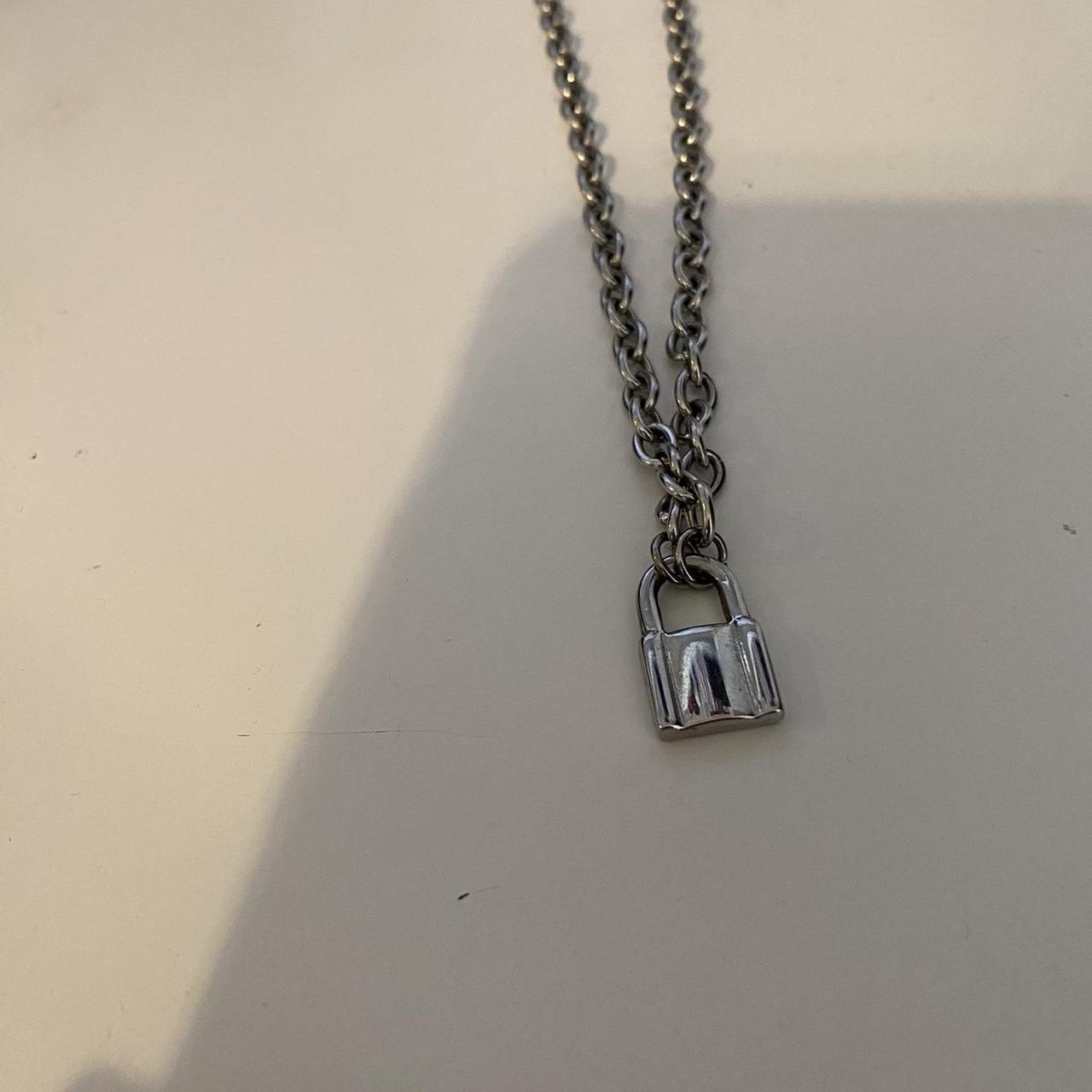 Brandy Melville Padlock necklace Really nice and... Depop