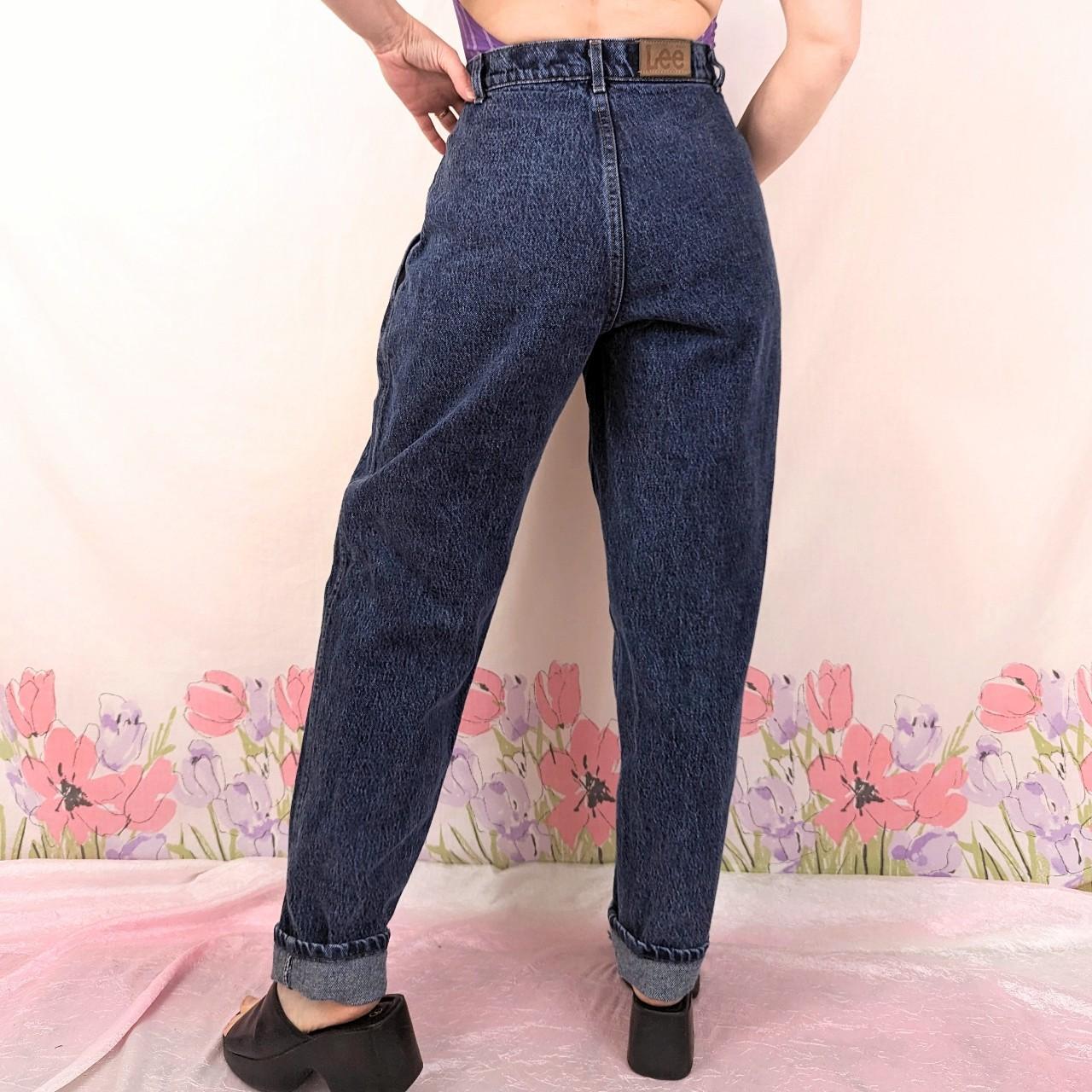 80s/90s High Waisted Pleated Jeans - 29W