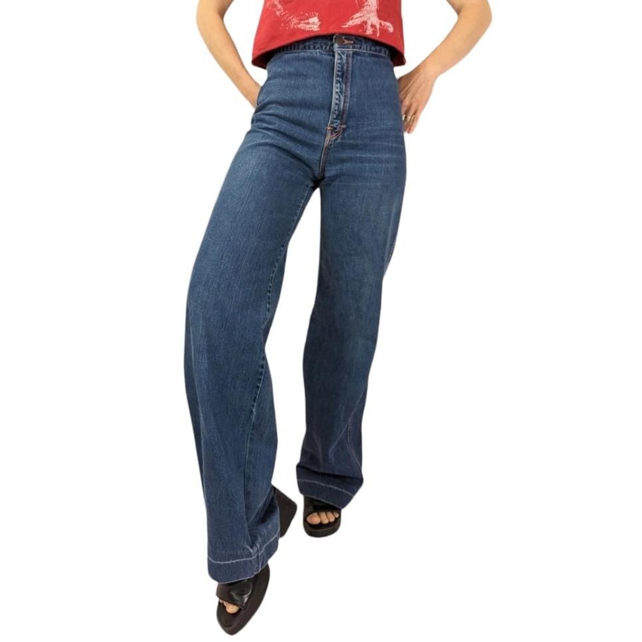 70's wide leg jeans. By San Francisco Riding Gear.... - Depop