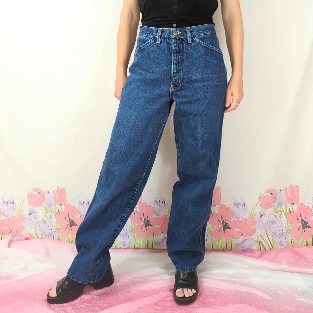 Vintage stovepipe fit jeans. From the late 70's to... - Depop