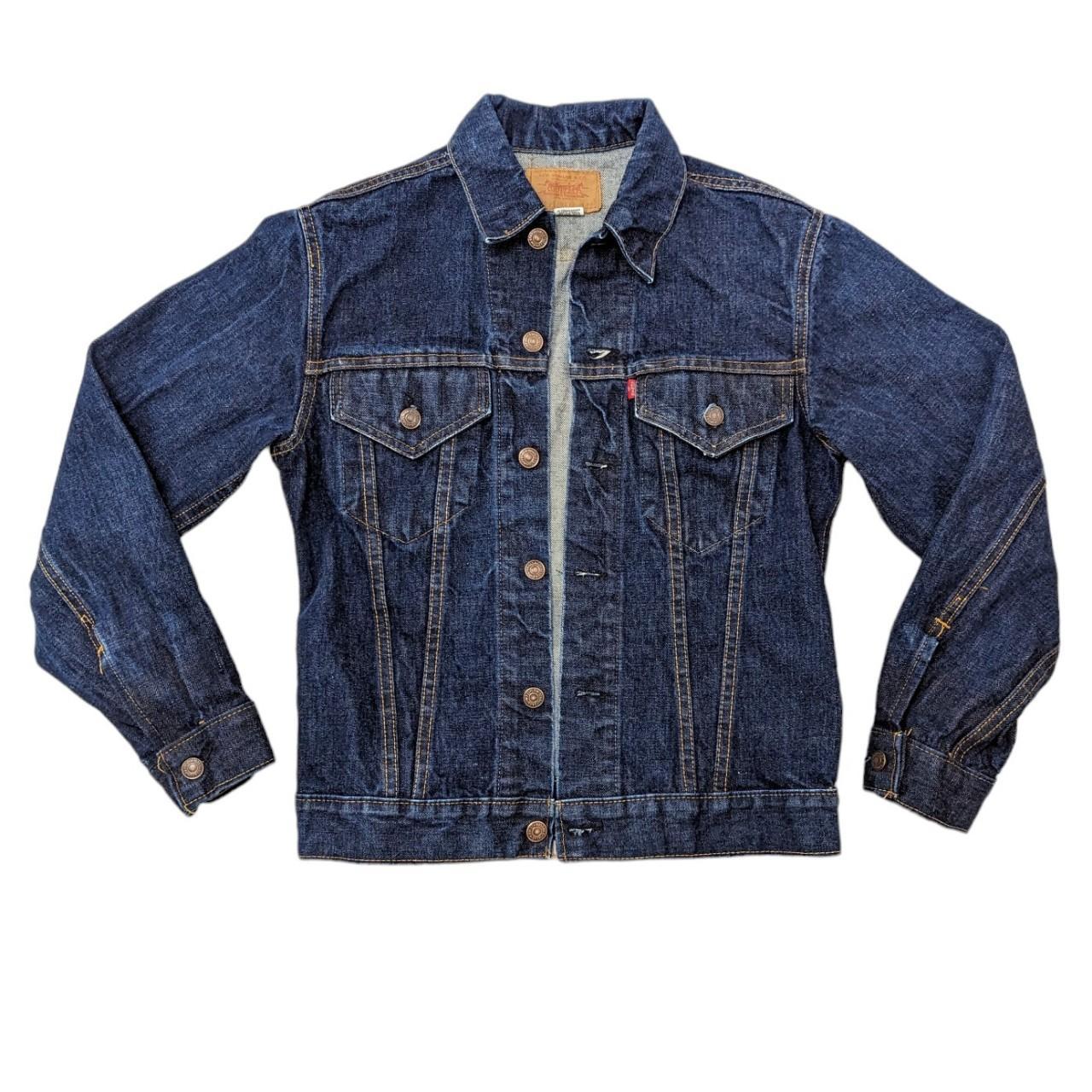 Vintage Levi's Jean jacket. Tagged size 36, see - Depop