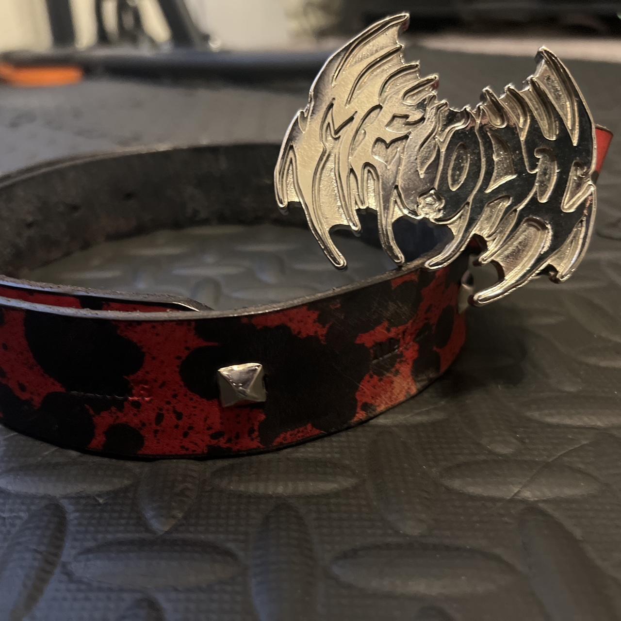 小物 STUSSY LIZARD TEXTURE UNDERLAY BELT Stussy Lizard Texture Underlay Belt Cognac Men's - FW24 - US